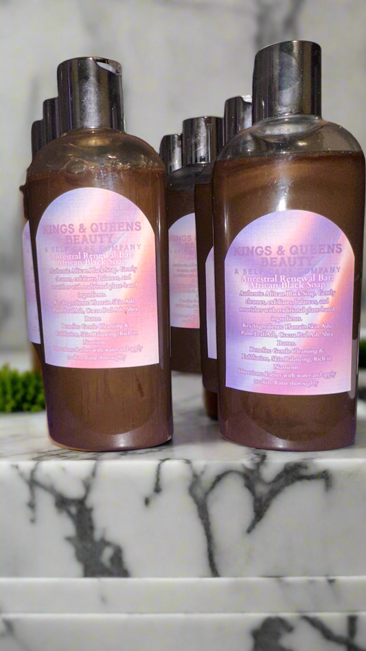 The Ancestral Renewal Liquid: Authentic African Black Soap